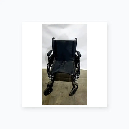 Reuse Medical Equipment Manual Wheelchair - Durable Black Seat Mobility Assist Manual Wheelchair, second-hand product photo 13