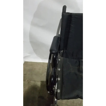 Reuse Medical Equipment Manual Wheelchair - Durable Black Seat Mobility Assist Manual Wheelchair, second-hand product photo 18