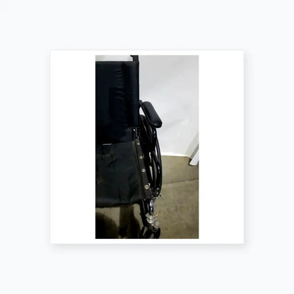 Reuse Medical Equipment Manual Wheelchair - Durable Black Seat Mobility Assist Manual Wheelchair, second-hand product photo 16