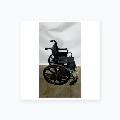 Reuse Medical Equipment Manual Wheelchair - Durable Black Seat Mobility Assist Manual Wheelchair, second-hand product photo 1