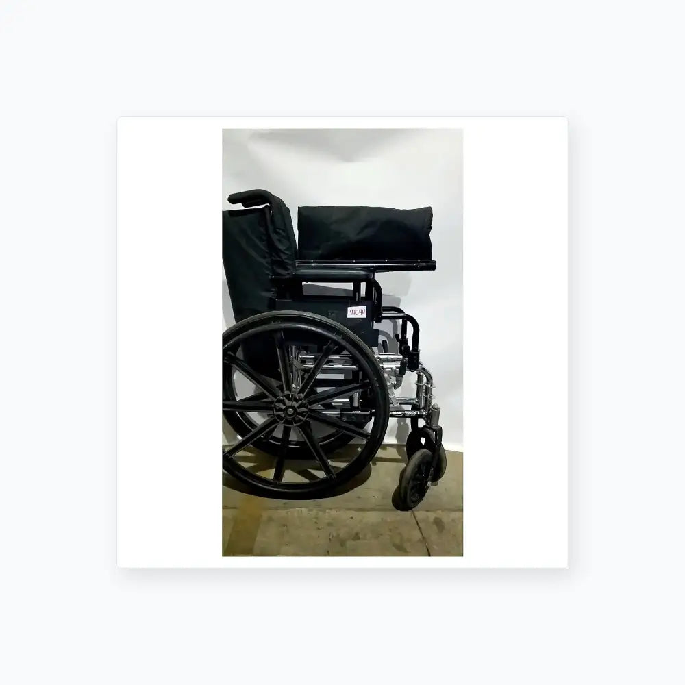 Reuse Medical Equipment Manual Wheelchair - Durable Black Seat Mobility Assist Manual Wheelchair, second-hand product photo 23