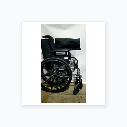 Reuse Medical Equipment Manual Wheelchair - Durable Black Seat Mobility Assist Manual Wheelchair, second-hand product photo 23
