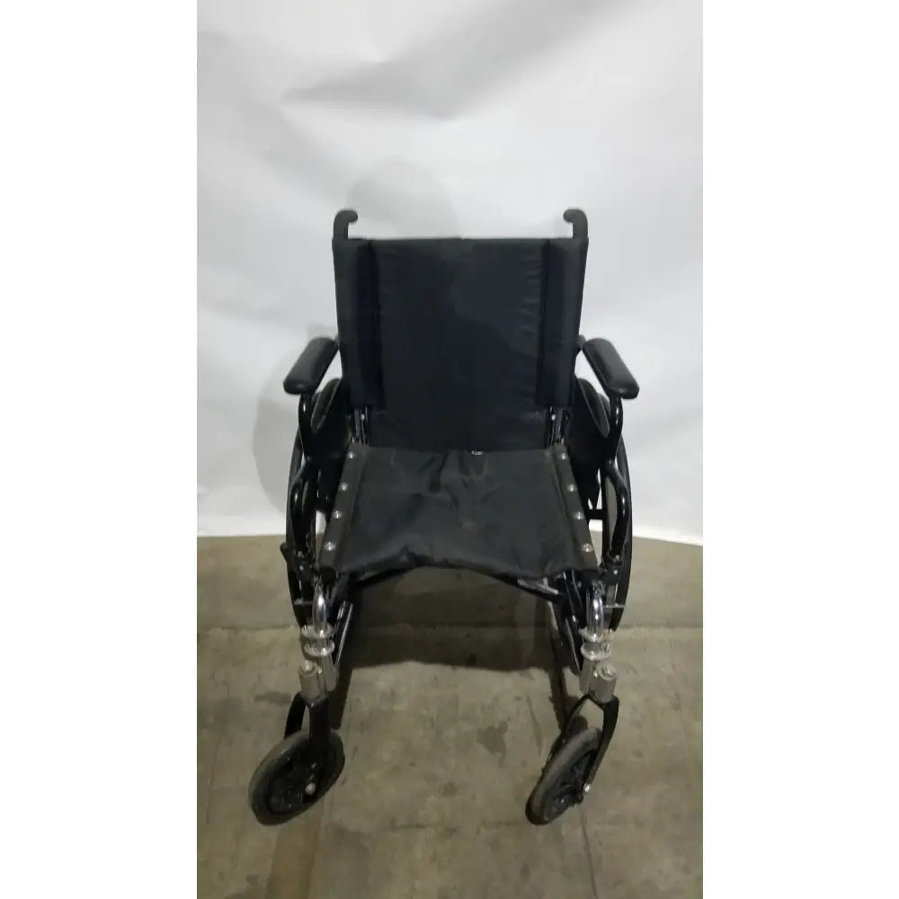 Reuse Medical Equipment Manual Wheelchair - Durable Black Seat Mobility Assist Manual Wheelchair, second-hand product photo 17