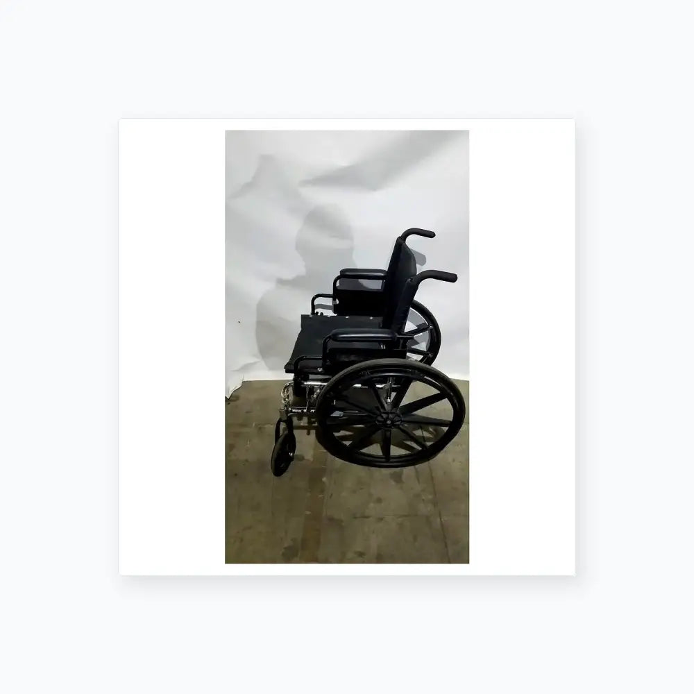 Reuse Medical Equipment Manual Wheelchair - Durable Black Seat Mobility Assist Manual Wheelchair, second-hand product photo 8