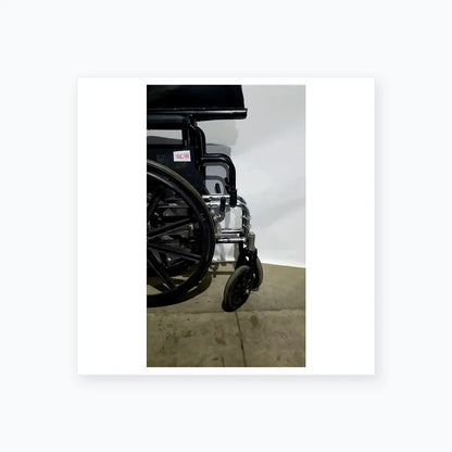 Reuse Medical Equipment Manual Wheelchair - Durable Black Seat Mobility Assist Manual Wheelchair, second-hand product photo 21
