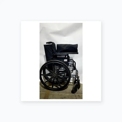 Reuse Medical Equipment Manual Wheelchair - Durable Black Seat Mobility Assist Manual Wheelchair, second-hand product photo 25