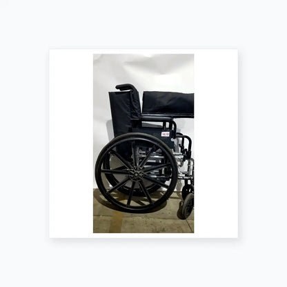 Reuse Medical Equipment Manual Wheelchair - Durable Black Seat Mobility Assist Manual Wheelchair, second-hand product photo 24
