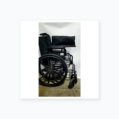 Reuse Medical Equipment Manual Wheelchair - Durable Black Seat Mobility Assist Manual Wheelchair, second-hand product photo 23
