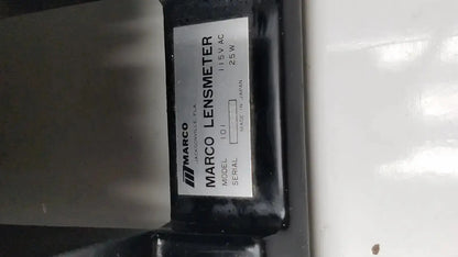 Marco Model 101 Manual Lensmeter / Lensometer - Ophthalmic Ophthalmic Lensmeter, second-hand product photo 13