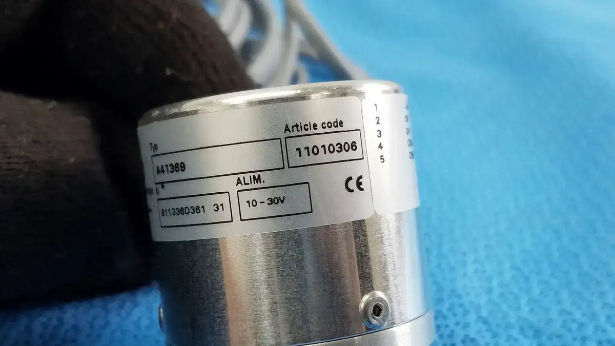 Markem-Imaje A41369 Encoder 5000 Pulses_Ø40 Shaft 6mm_Cable Encoder, second-hand product photo 12