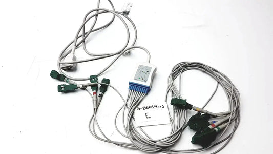 Marquette Compatible EKG Trunk Cable With 10 Wire and Cable Ref. A02-10B ECG Trunk Cable, second-hand product photo 1
