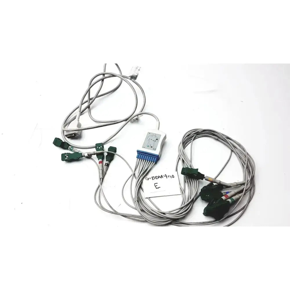 Marquette Compatible EKG Trunk Cable With 10 Wire and Cable Ref. A02-10B ECG Trunk Cable, second-hand product photo 1