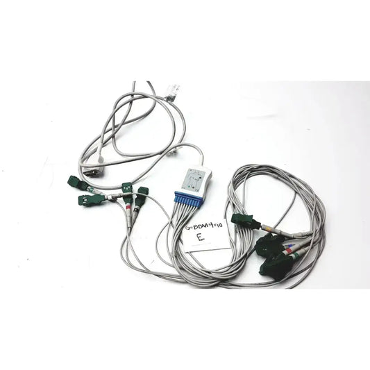 Marquette Compatible EKG Trunk Cable With 10 Wire and Cable Ref. A02-10B ECG Trunk Cable, second-hand product photo 1