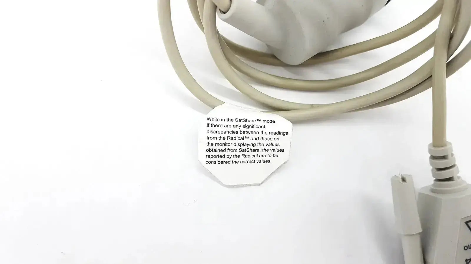 Masimo D006 SatShare Interface Cable P/N 20323-A04C039 Medical Interface Cable, second-hand product photo 3