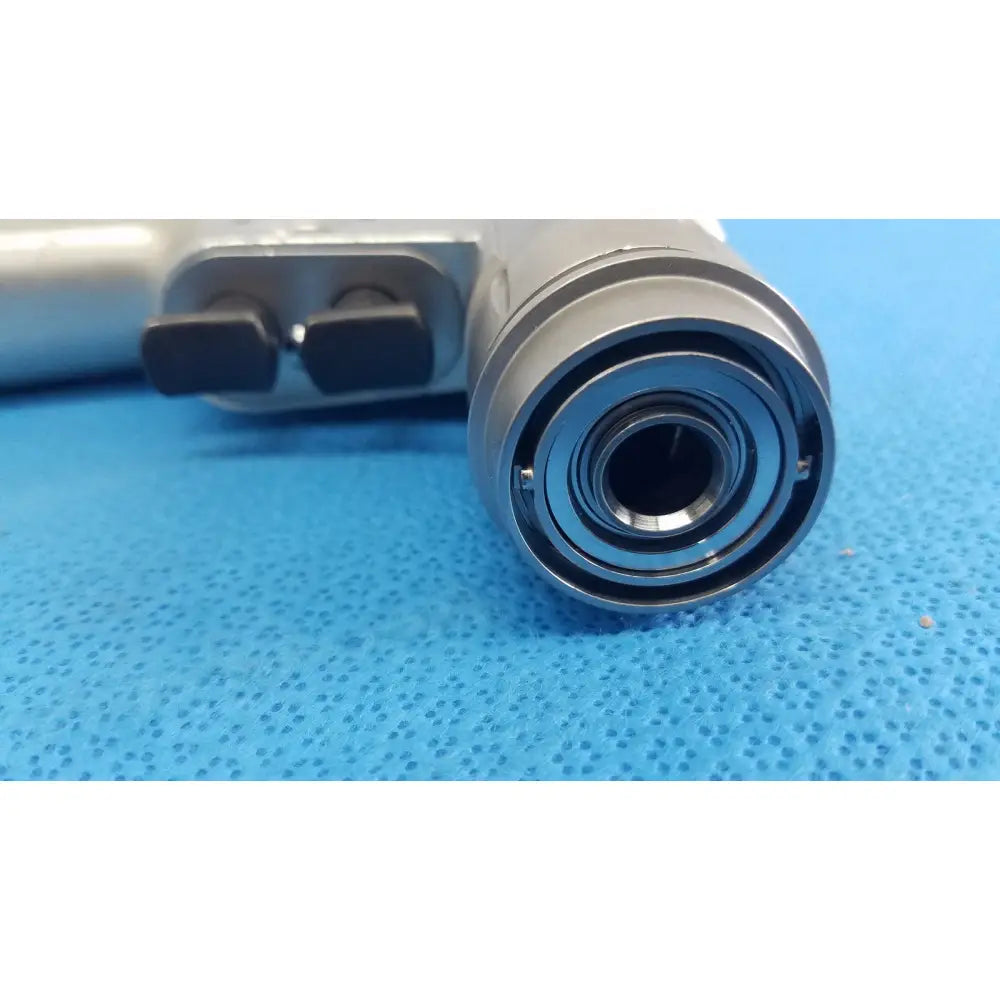 Silver metallic air compressor nozzle with black adjustment knobs and bearing assembly for masimo patient cable 4ft