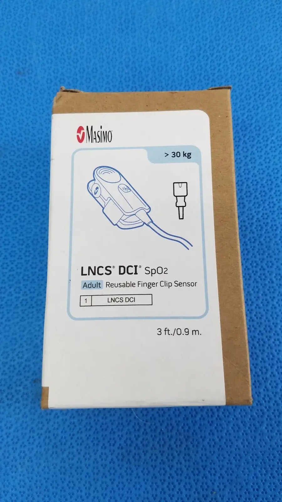 Reuse Medical Masimo LNCS DCI 1863 Adult SpO2 Finger Clip Sensor Pulse Oximeters, second-hand product photo 1