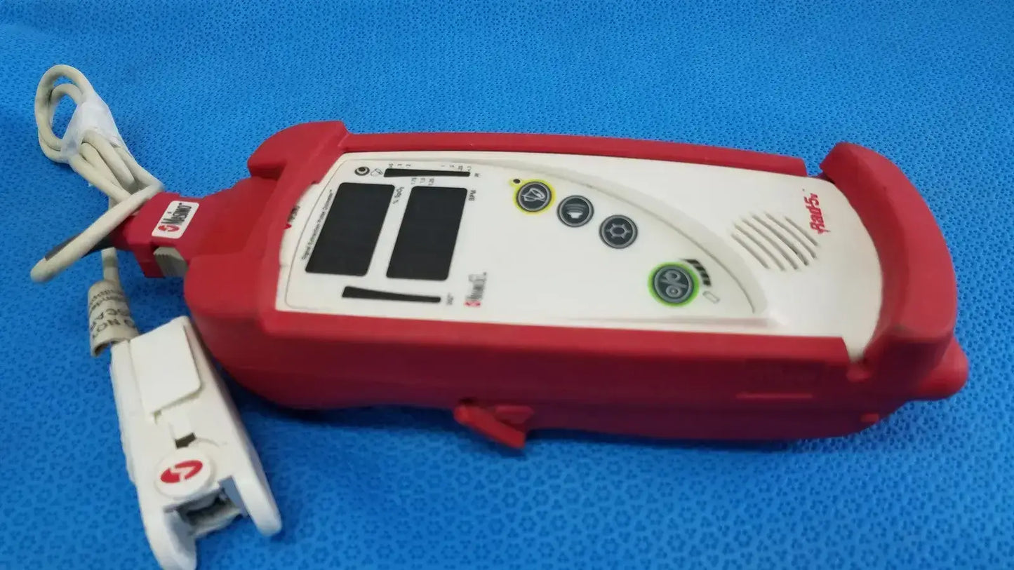 MASIMO Rad-5v Handheld Pulse Oximeter w/ Protective Boot & SpO2 Finger Sensor Pulse Oximeter, second-hand product photo 14