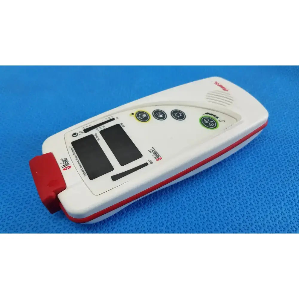 MASIMO Rad-5v Handheld Pulse Oximeter w/ Protective Boot & SpO2 Finger Sensor Pulse Oximeter, second-hand product photo 5
