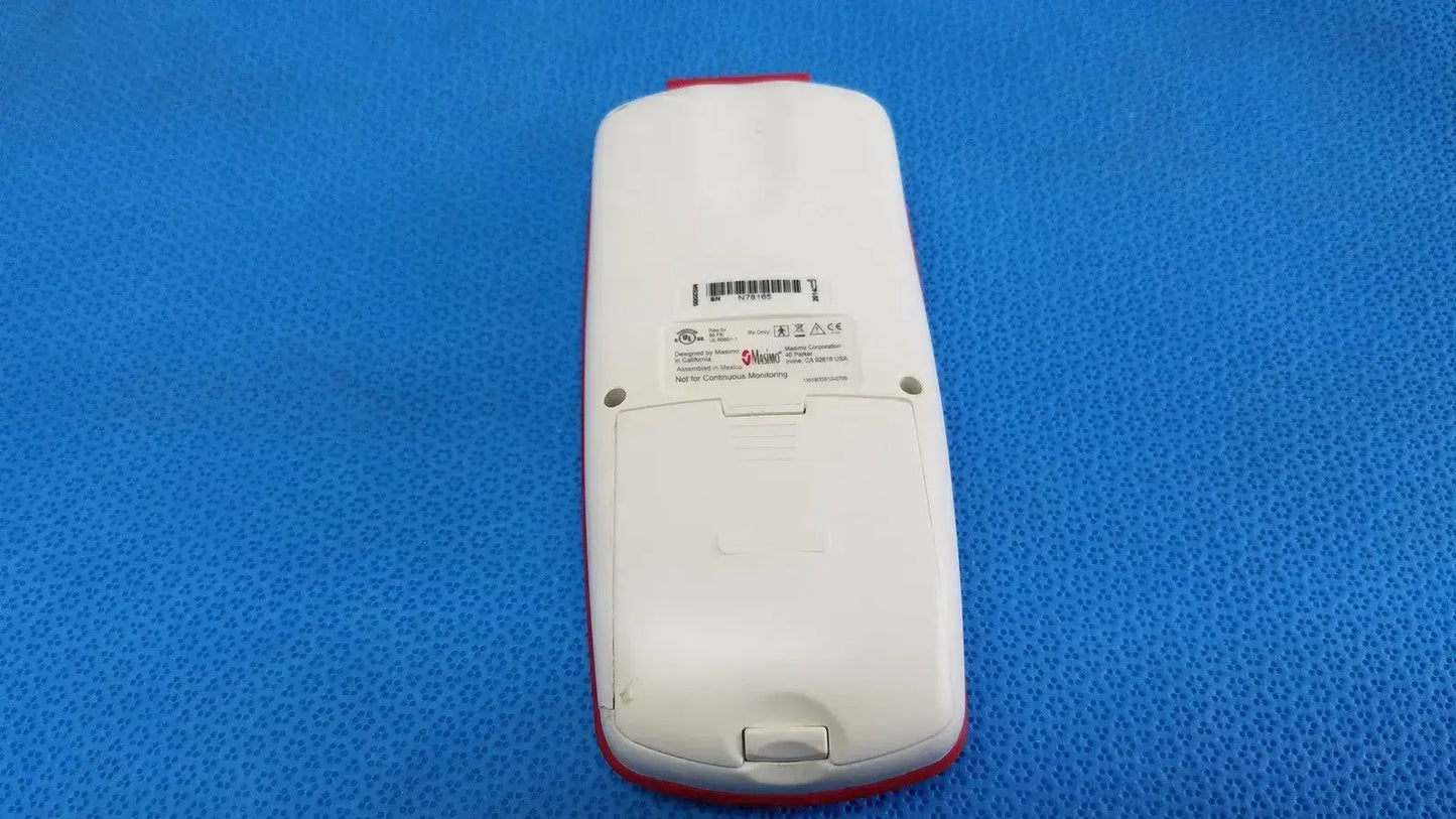 MASIMO Rad-5v Handheld Pulse Oximeter w/ Protective Boot & SpO2 Finger Sensor Pulse Oximeter, second-hand product photo 6