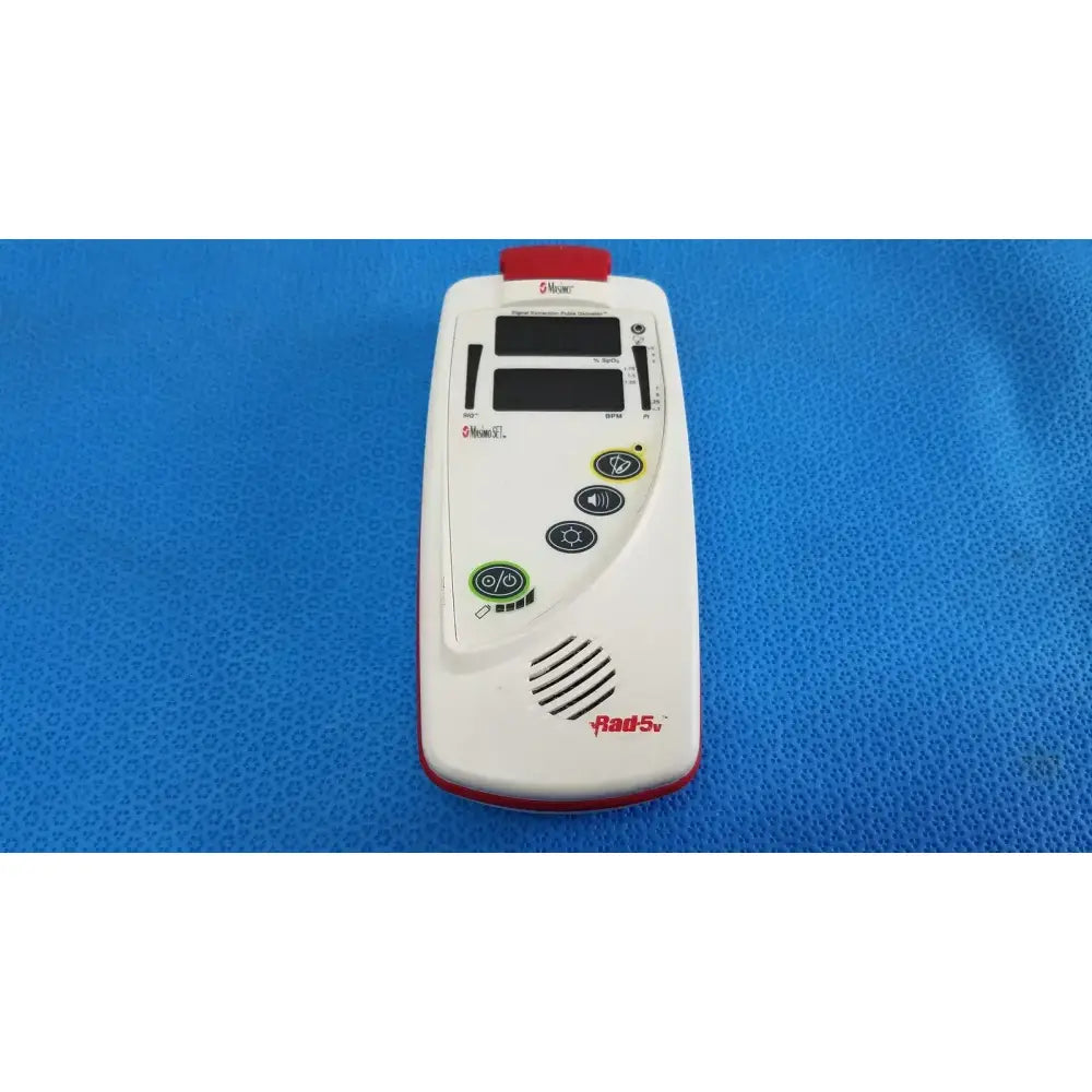 MASIMO Rad-5v Handheld Pulse Oximeter w/ Protective Boot & SpO2 Finger Sensor Pulse Oximeter, second-hand product photo 2