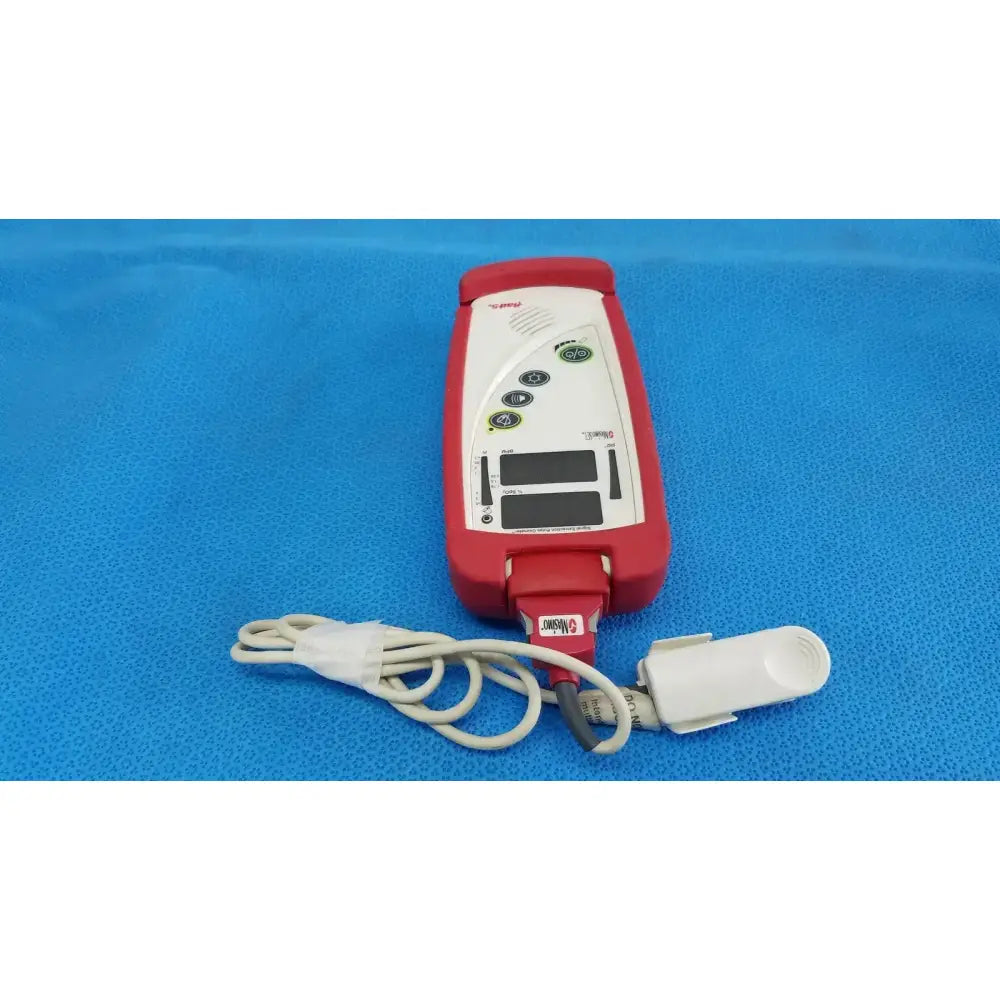 MASIMO Rad-5v Handheld Pulse Oximeter w/ Protective Boot & SpO2 Finger Sensor Pulse Oximeter, second-hand product photo 10