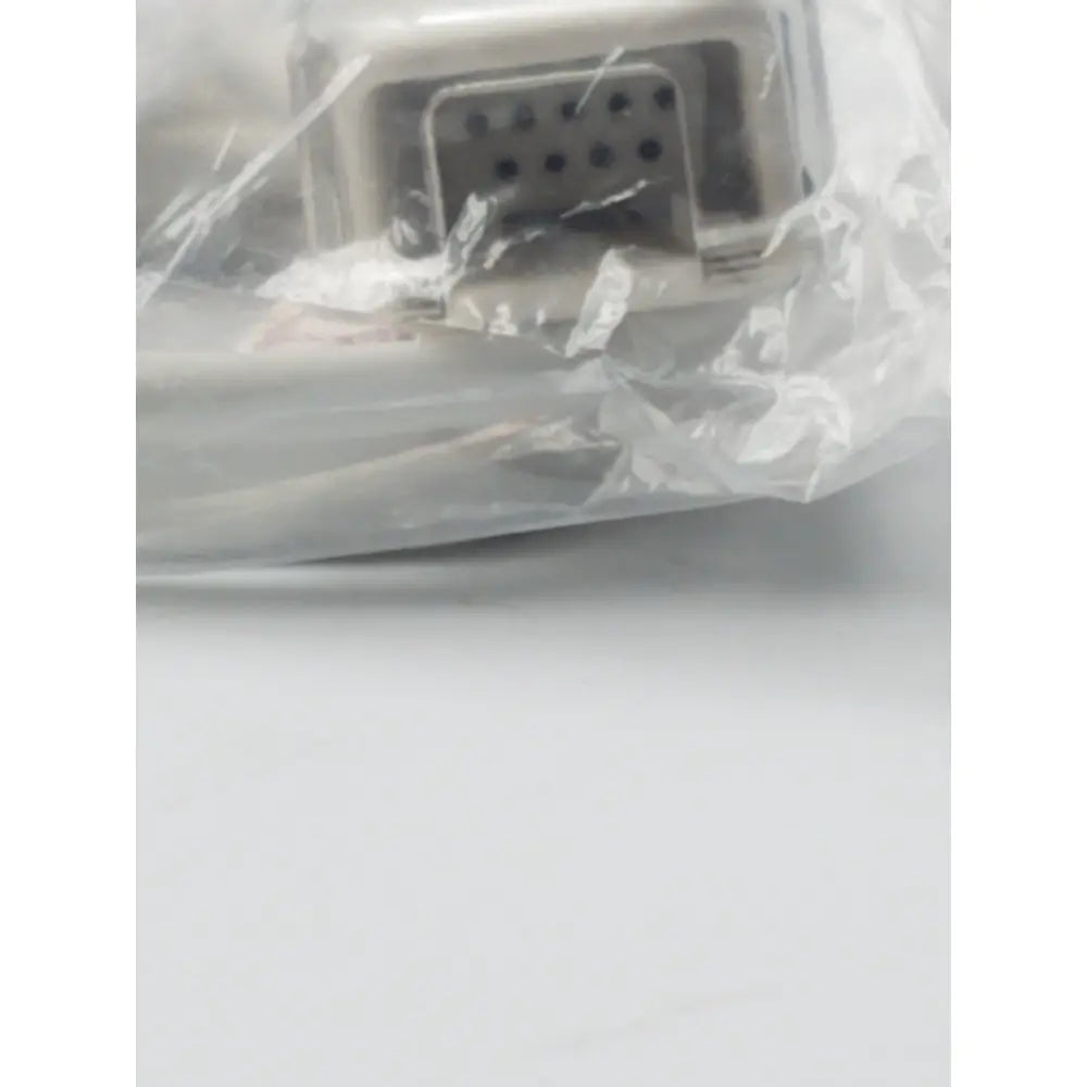Gray plastic db9 serial port connector in clear packaging for masimo rc-12 rainbow patient cable spo2 sensor probe
