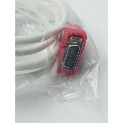 White patient cable with red plastic rs-232 db9 serial port connector for masimo rc-12 rainbow patient cable spo2 sensor probe