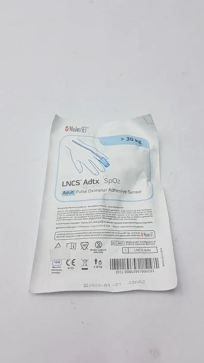 Masimo Set 1859 LNCS ADTX Adult Spo2 Adhesiive Sensor Oximeter- 30 Kg Disposable SpO2 Sensor, new product photo 6