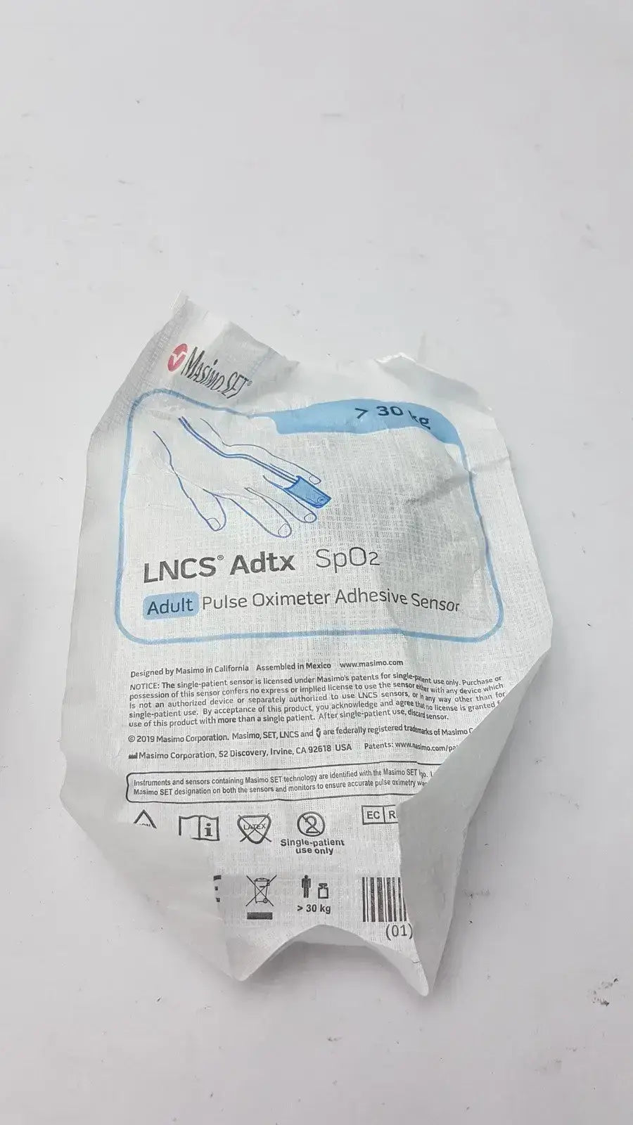Masimo Set 1859 LNCS ADTX Adult Spo2 Sensor Oximeter- 30 Kg Pulse Oximeter Sensor, second-hand product photo 12