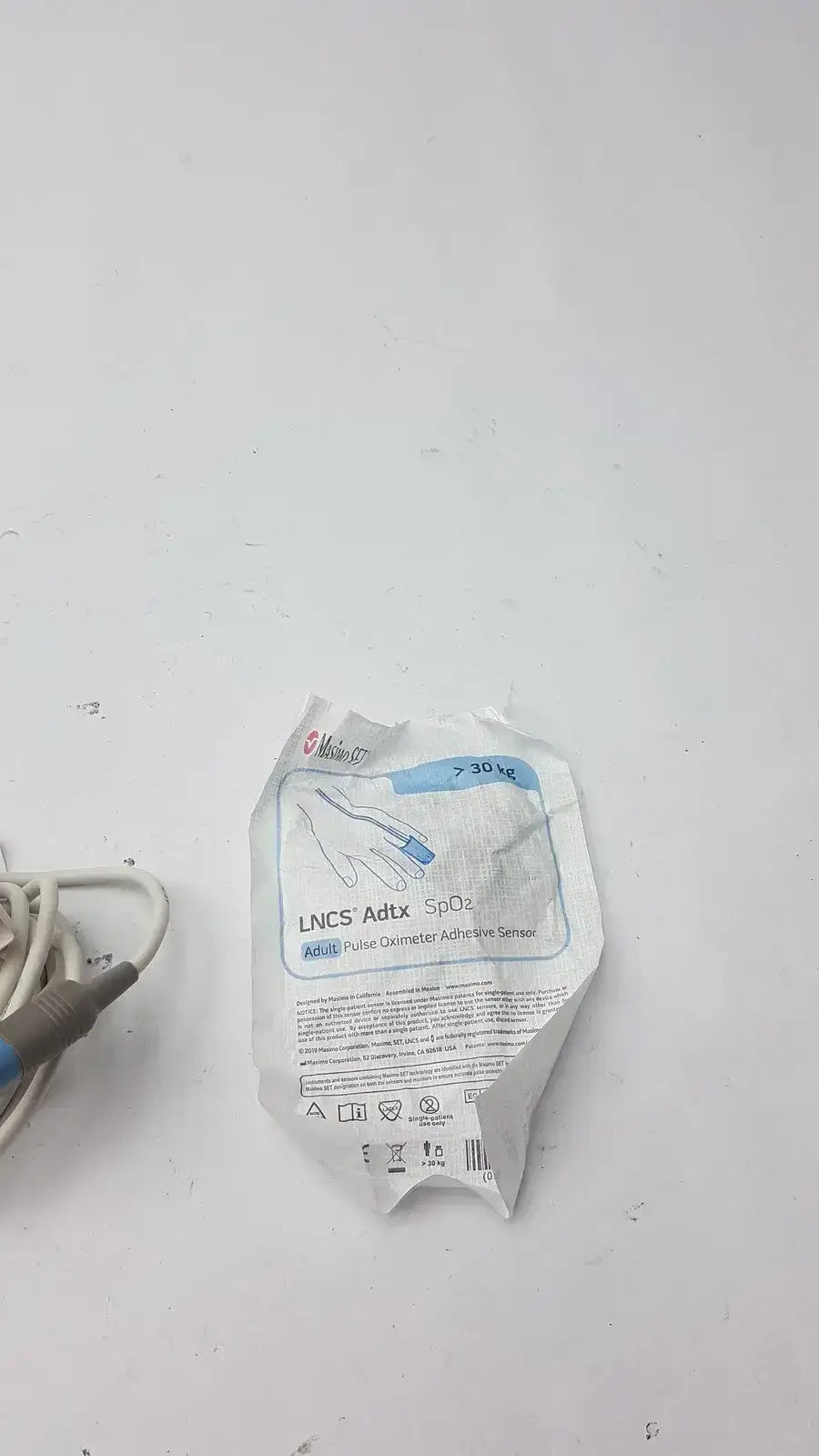 Masimo Set 1859 LNCS ADTX Adult Spo2 Sensor Oximeter- 30 Kg Pulse Oximeter Sensor, second-hand product photo 14