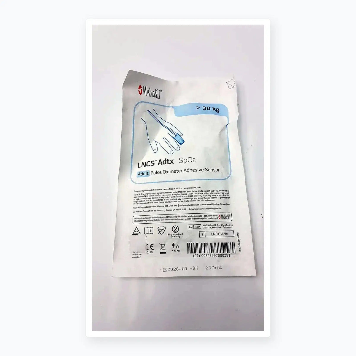 Masimo SET LNCS Adtx Adult Pulse Oximeter Adhesive Sensor Pulse Oximeter Sensor, second-hand product photo 2