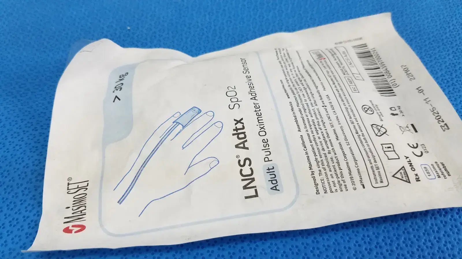 Masimo Set LNCS Adtx SpO2 Adult Pulse Oximeter Adhesive Sensor Pulse Oximeter Sensor, new product photo 5