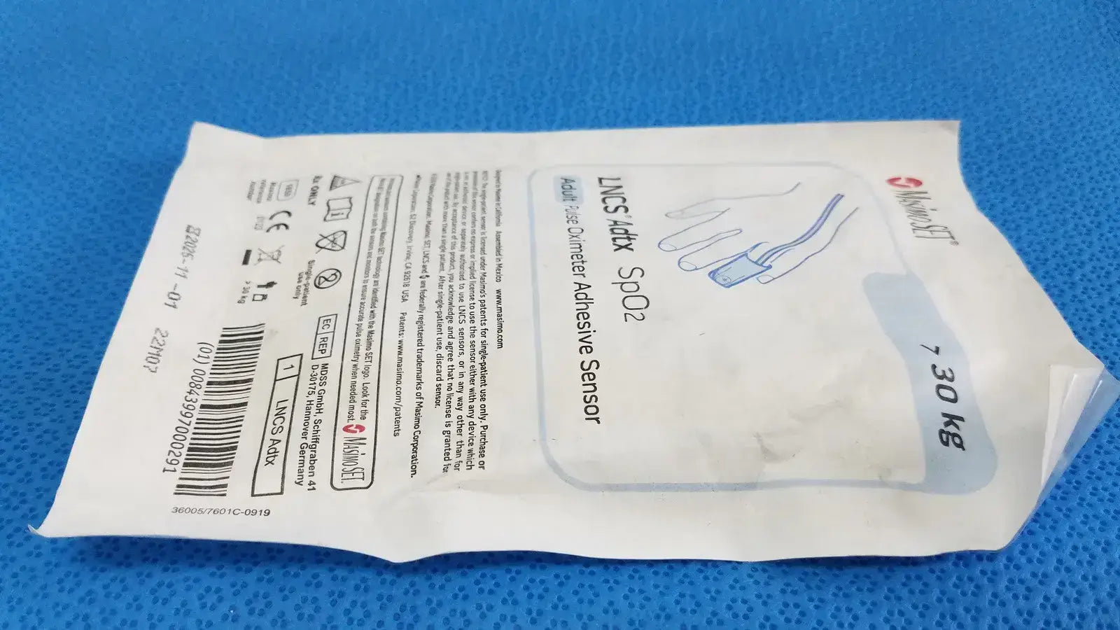 Masimo Set LNCS Adtx SpO2 Adult Pulse Oximeter Adhesive Sensor Pulse Oximeter Sensor, new product photo 3