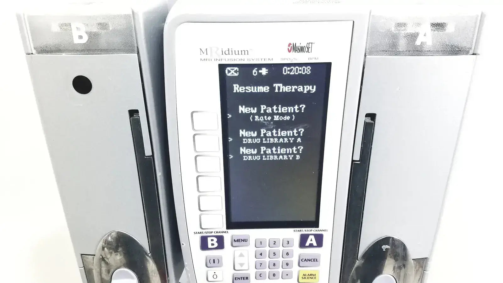 Masimo Set MRidium 3860+ MRI Infusiion System With Power Supply & Stand Infusion System, second-hand product photo 3