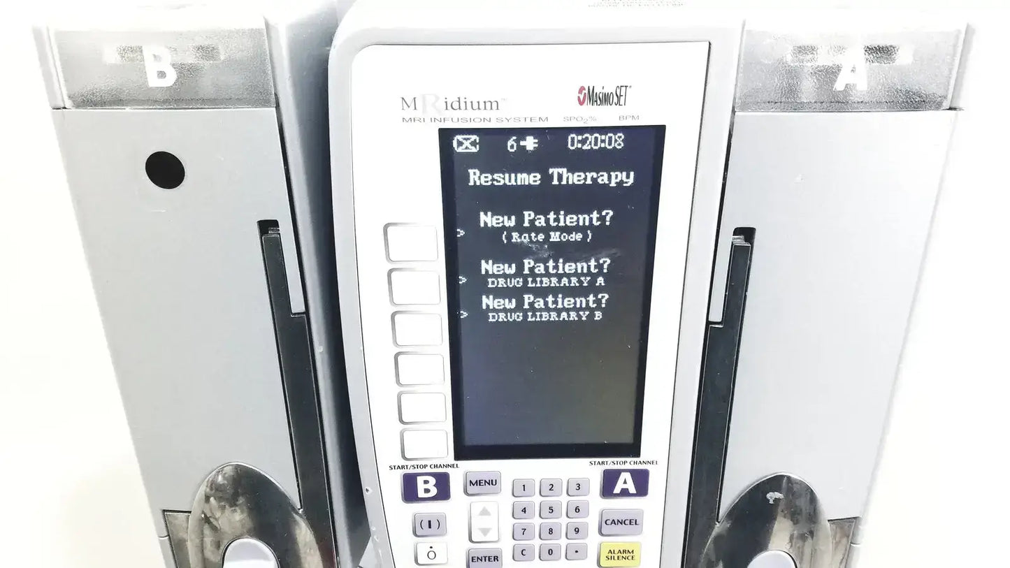 Masimo Set MRidium 3860+ MRI Infusiion System With Power Supply & Stand Infusion System, second-hand product photo 3