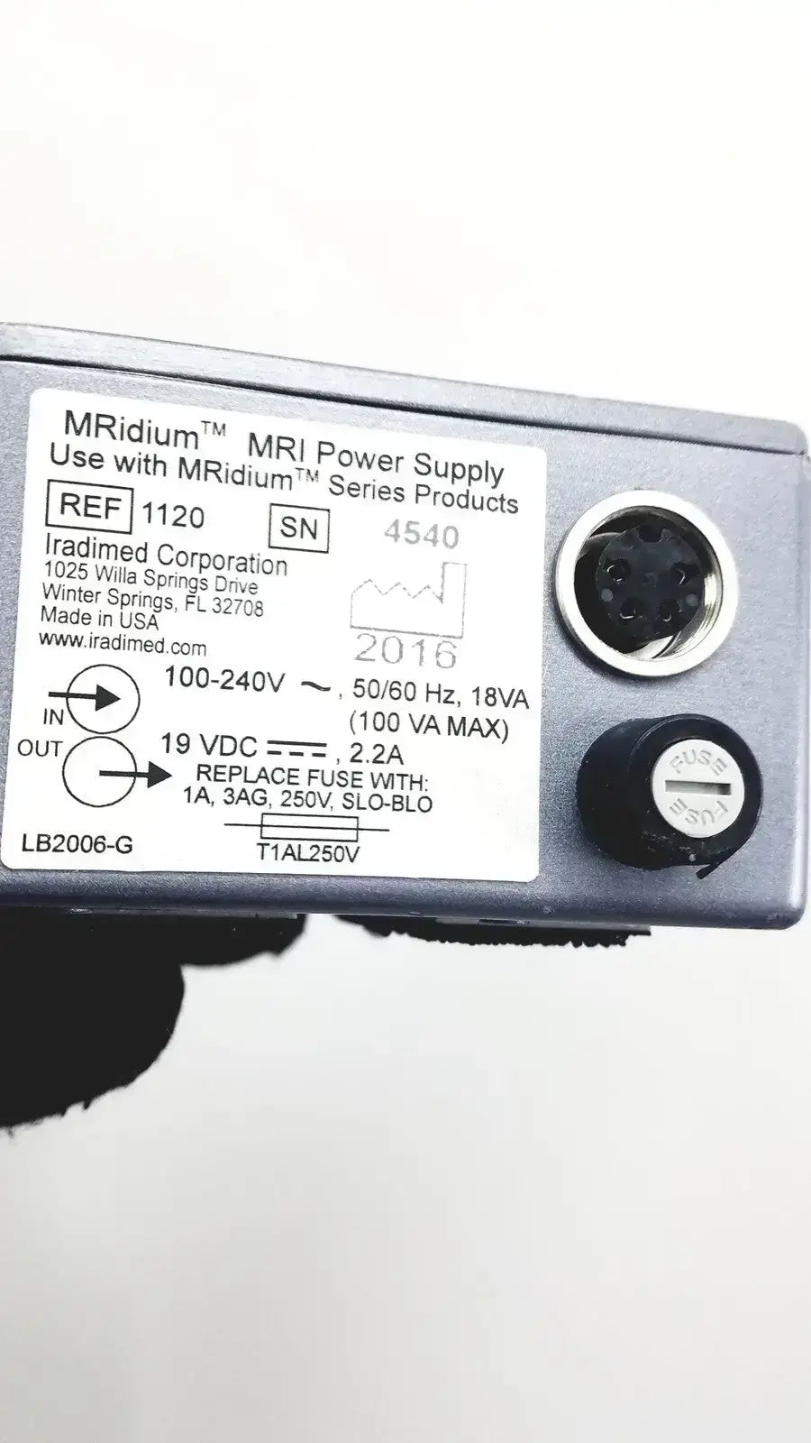Masimo Set MRidium 3860+ MRI Infusiion System With Power Supply & Stand Infusion System, second-hand product photo 16