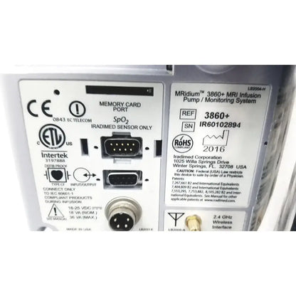 Masimo Set MRidium 3860+ MRI Infusiion System With Power Supply & Stand Infusion System, second-hand product photo 12