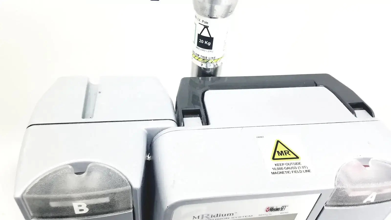 Masimo Set MRidium 3860+ MRI Infusiion System With Power Supply & Stand Infusion System, second-hand product photo 8