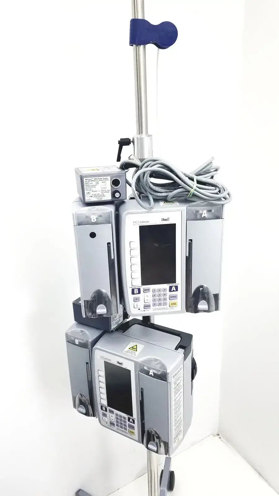 Masimo Set MRidium 3860+ MRI Infusiion System With Power Supply & Stand Infusion System, second-hand product photo 1