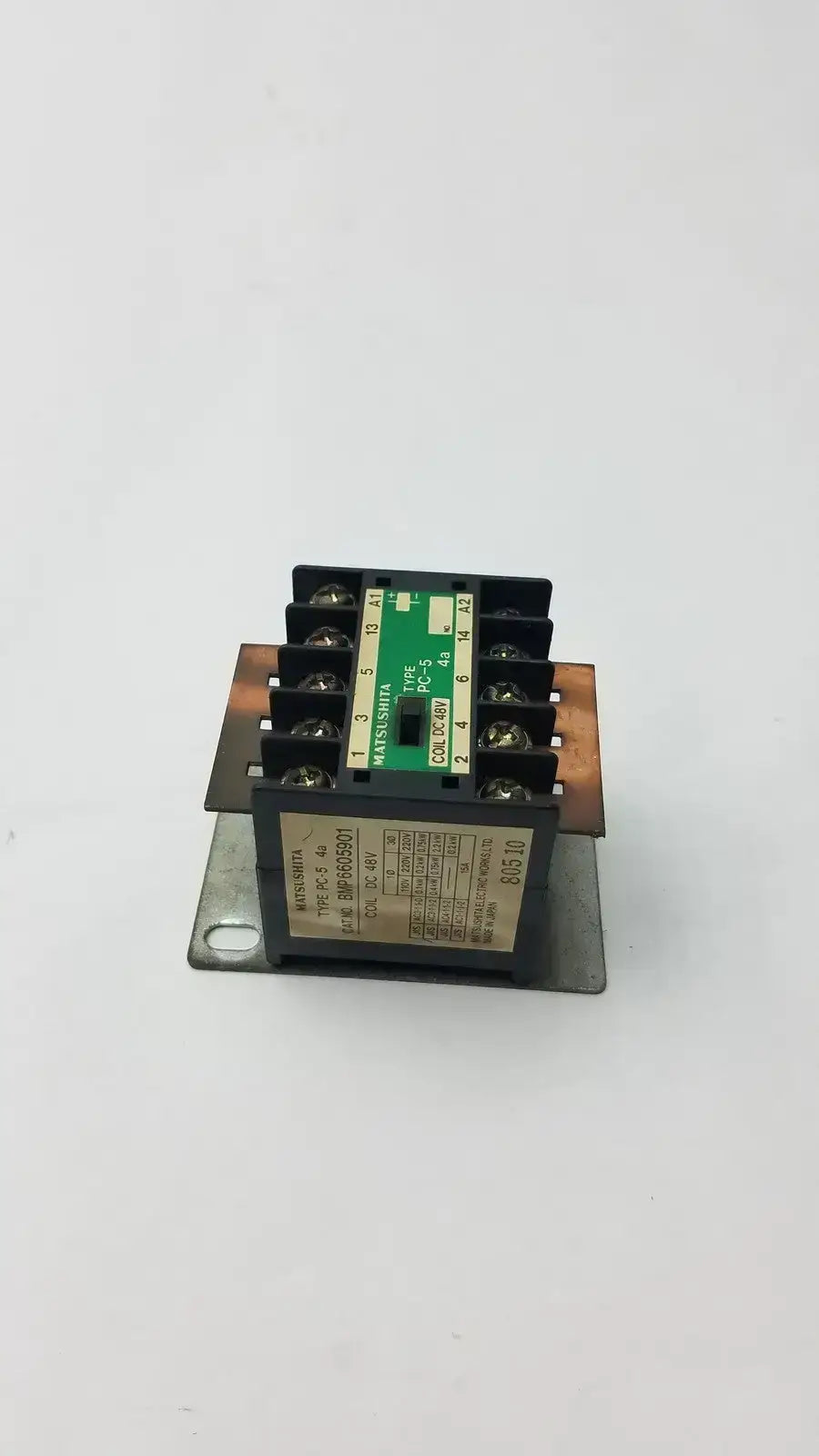 Matsushita BMP6605901 Relay Type PC-5 Coil DC 48V Power Relay, second-hand product photo 10