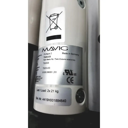 MAVIG Portegra2 TS2003 Twin Stativ Fix / Twin Column Stationary Suspension System Component, second-hand product photo 8