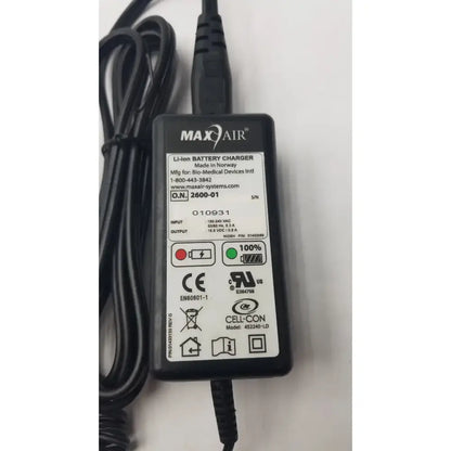 MAXAIR Systems MAX AIR Systems Li-ion Single Battery Charger P/N 2600-01 Li-ion Battery Charger, second-hand product photo 3