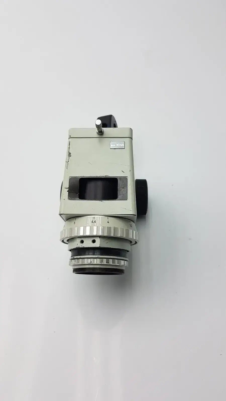 McBain Instruments, Aus Jena Cat 562 Microscope Head Part With Lens Microscope Part, second-hand product photo 5