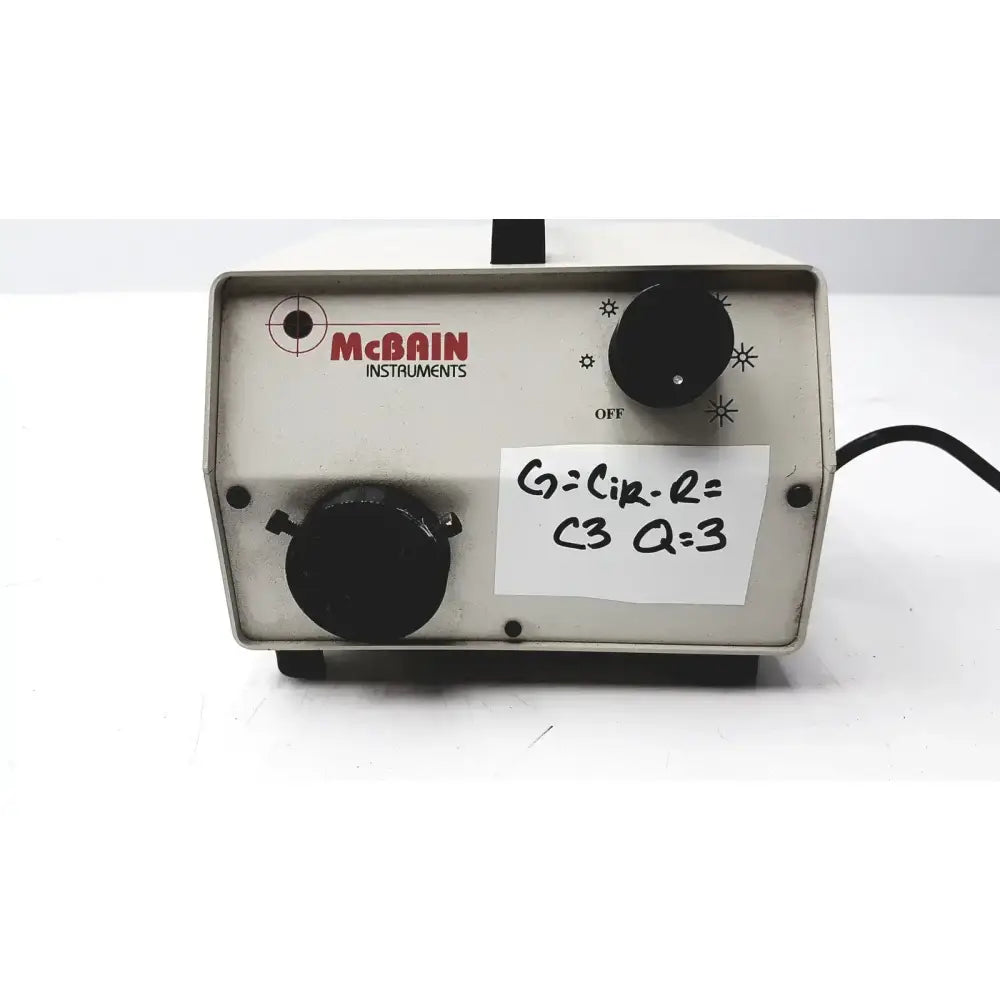 Mcbain Instruments Dual Fiber Optic Light Source Microscope Illuminator Microscope Illuminator, second-hand product photo 2