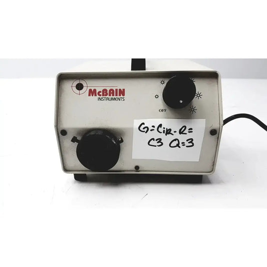 Mcbain Instruments Dual Fiber Optic Light Source Microscope Illuminator Microscope Illuminator, second-hand product photo 2