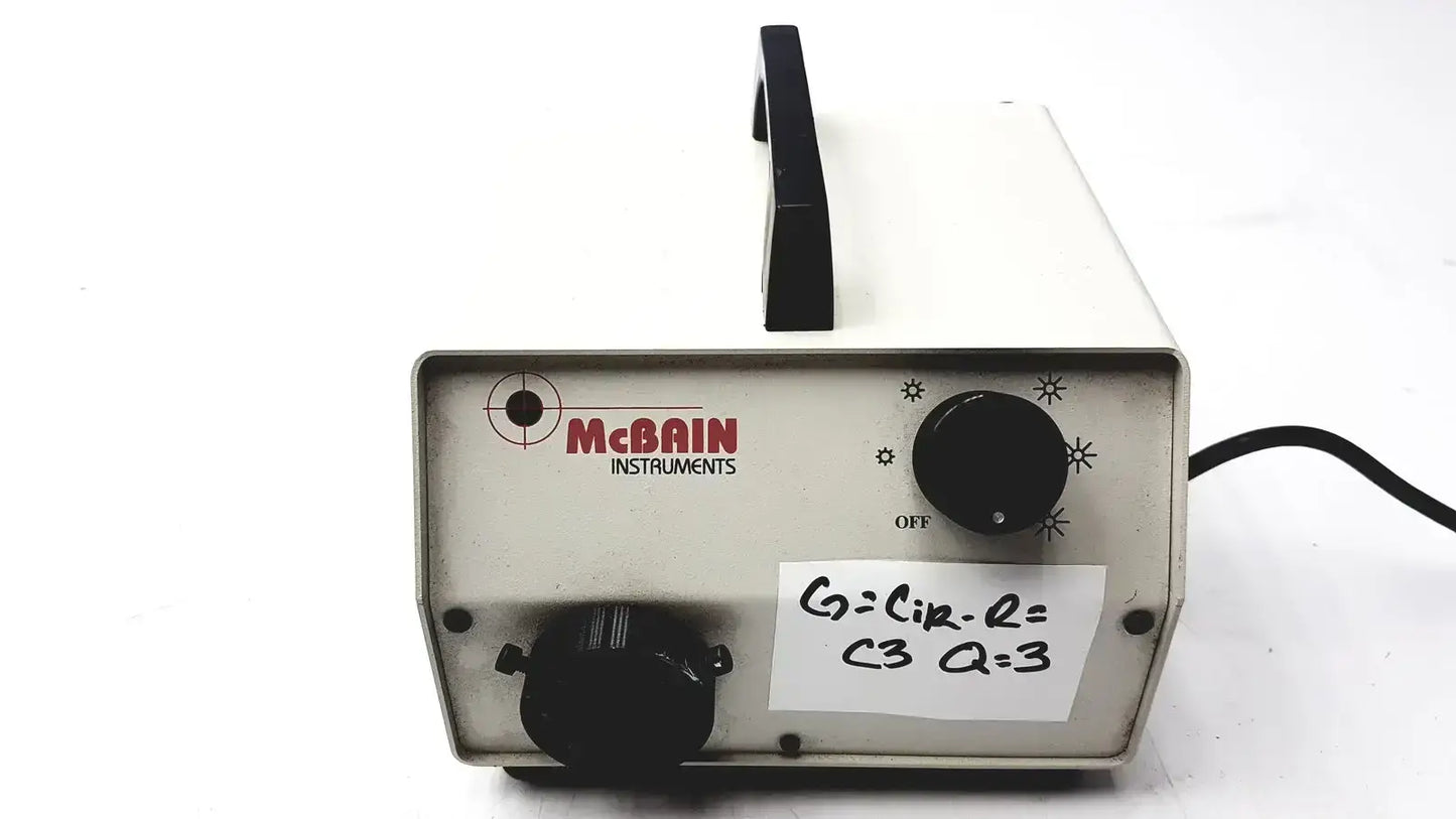 Mcbain Instruments Dual Fiber Optic Light Source Microscope Illuminator Microscope Illuminator, second-hand product photo 1