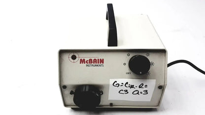 Mcbain Instruments Dual Fiber Optic Light Source Microscope Illuminator Microscope Illuminator, second-hand product photo 1