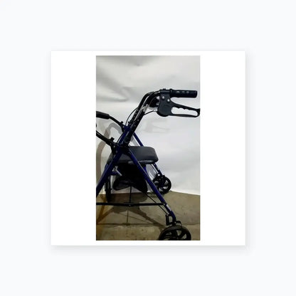 Reuse Medical Equipment McKesson Bariatric Rollator, Heavy Duty Aluminum Folding Walker Loop-Lock Hand Brakes, second-hand product photo 12
