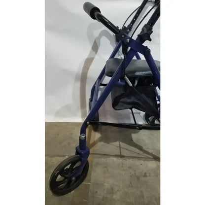 Reuse Medical Equipment McKesson Bariatric Rollator, Heavy Duty Aluminum Folding Walker Loop-Lock Hand Brakes, second-hand product photo 10