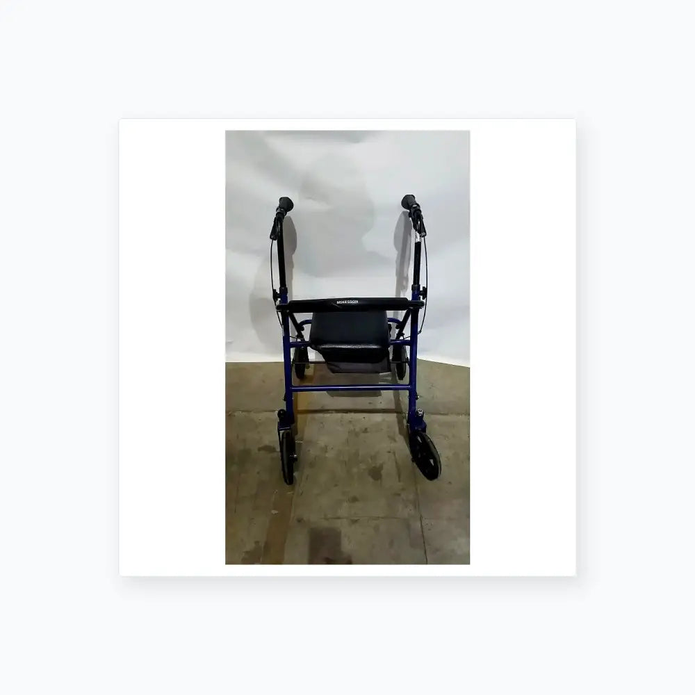 Reuse Medical Equipment McKesson Bariatric Rollator, Heavy Duty Aluminum Folding Walker Loop-Lock Hand Brakes, second-hand product photo 14